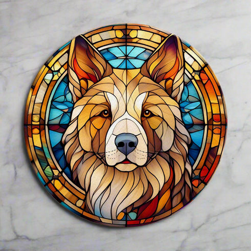 Akita Circular Glass Suncatcher Worktop Saver